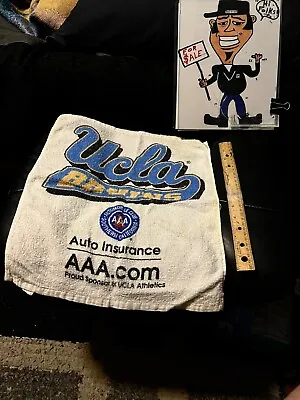 UCLA  Rally  Towel   BRUINS   AAA CLUB  RARE VINTAGE  PROMO  ESTATE SALE LOOK 👀 • $7.77