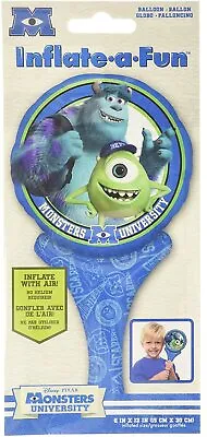 Children Party Disney Monsters Inc Inflate-a-Fun Foil Balloon 6  W X 12  NEW • $3.99