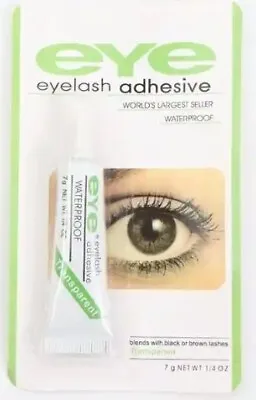 Eye Eyelash False Eyelashes Waterproof Adhesive Glue 7g Tube - Transparent Glue • £2.75