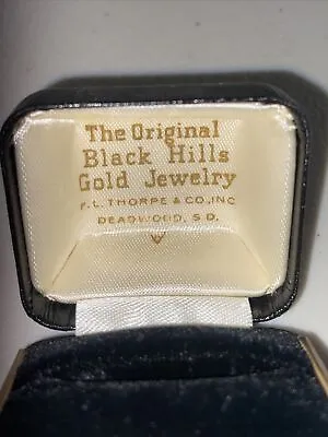 Vintage Black Hills Gold South Dakota Ring Box Vintage Rare • $60