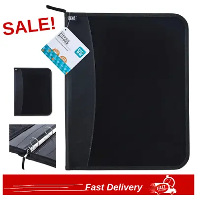 Pen+Gear Poly Zipper Binder 1.5  Round 3 Ring  Size: 10.75  (W) X 1.75  (D) X  • $7.91