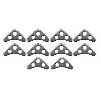 10 Pack Chassis Mounting 3/8  3 Hole Gusset Tab 1/8  Thick Steel Weldable 1-7/8  • $15.99