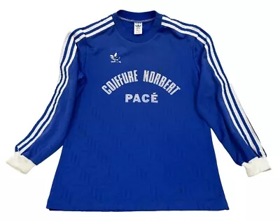 Vintage Adidas 1980's Pace Long Sleeve Soccer Football Jersey Shirt Mens Small S • $12.99