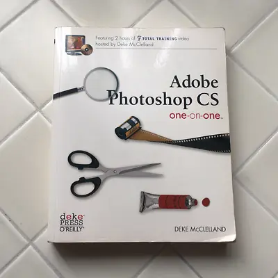 $8 • Buy Adobe Photoshop CS One-on-One With CD  - Deke McClelland 