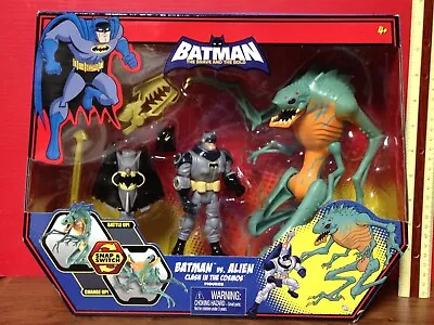 2009 Batman The Brave And The Bold Action League Batman Vs Alien Playset NOS • $29.99