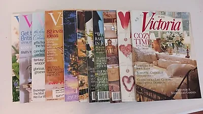 11 Victoria Magazine 1999-2002 Cottage Romantic Country Decorating Vintage Home • $26.99