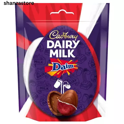 Cadbury Dairy Milk Miniature Daim Chocolate Easter Egg Bag 77g| UK Free Dispatch • £4.99