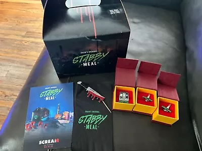 Scream 6 Stabby Meal Exclusive 2 Chain Promo Pins Lot 2 Ghostface Box Horror • $75