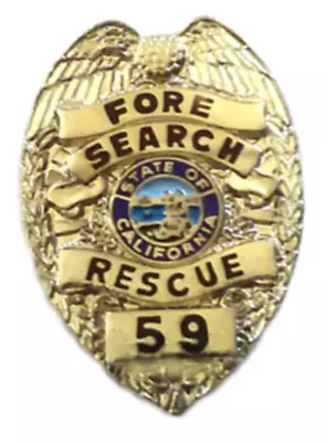 Fire Pins Fore CA Fire Department PIN Search Rescue Vintage Badge PIN • $9.99