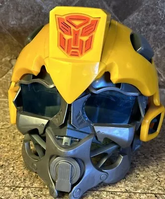 Transformers 2008 Bumblebee Talking Helmet Hasbro Voice Mask Working And Tested • $37.95