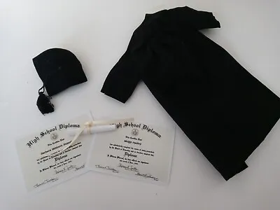 Barbie Vintage 1963 Graduation #945 Cap & Gown W/HM Diplomas For Her & Midge! • $21.99