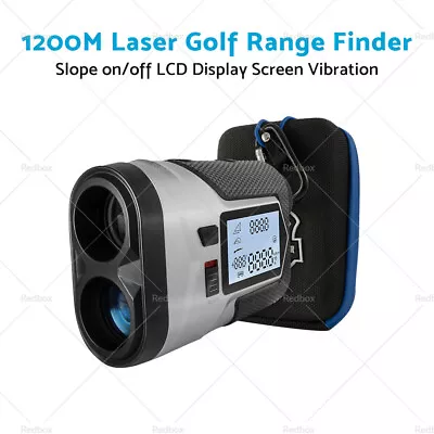1200M Laser Golf Range Finder LCD Display Screen Vibration Slope On/off • $140.99
