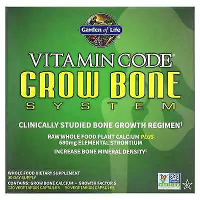 2 X Garden Of Life Vitamin Code Grow Bone System 2 Part Program • $166.56