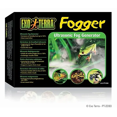 £39.71 • Buy Exo Terra Mini Fogger Ultrasonic Reptile Vivarium Mist Humidity Mister