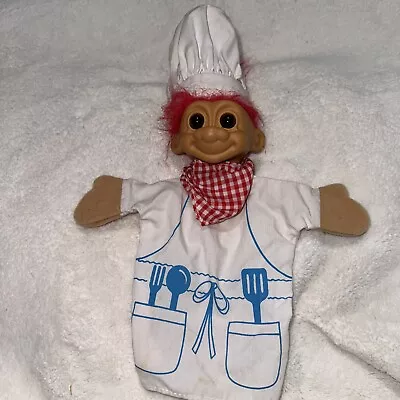 Vintage Russ Troll Doll Hand Puppet Chef • $12.60