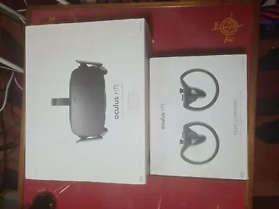 Meta Oculus Rift CV1 VR Virtual Reality Headset Boxed Complete Vgc Grade B Set • £145