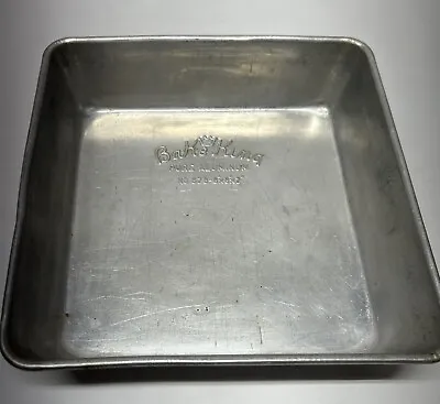 Vtg Bake King Pure Aluminum Model No. 828 8x8x2 Baking Pan • $20