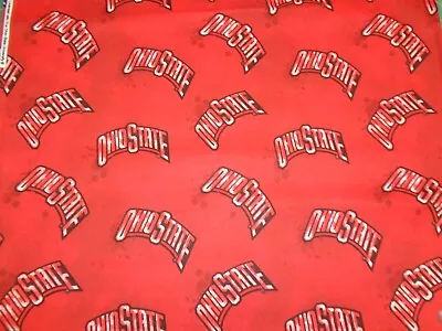 Ohio State University  Buckeyes  Sport  Print  Design  New 100% Cotton  1/2 Yard • $4.99