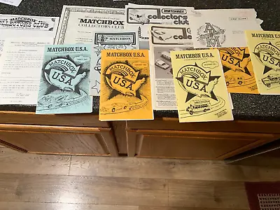 Lot Of Matchbox Club Charles Mack Collectors Booklets Years MISCELLANEOUS YEARS • $8