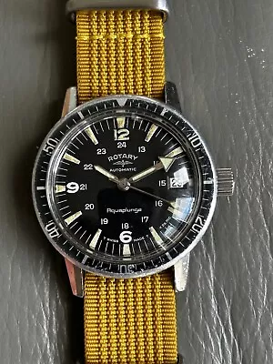 Rotary Aquaplunge Vintage Stunning Tropic Dial Men's Watch • £750