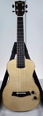 Kala Maple Solid Body Tenor Ukulele - Natural - Distorted Output And Scratches • $49.99