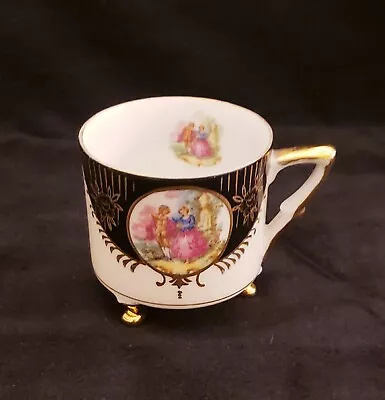 Royal Sealy Porcelain / Gold Trim / 3 Footed Tea Cup • $8