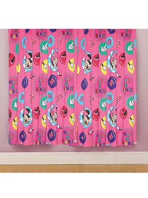 $56.89 • Buy Disney Minnie Mouse 2Stück Ready To Hang Curtains Set L 72in X B 66 1/8in