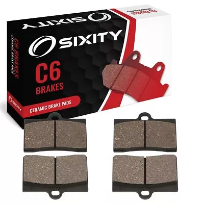 Front Ceramic Brake Pads 1995-1996 Moto Guzzi 1100 Sport Set Full Kit  Qo • $19.55