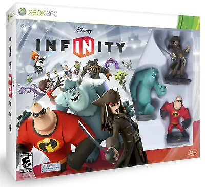 Disney Infinity Starter Pack Xbox 360 Video Game Bundle Incredibles Sulley • $39.85