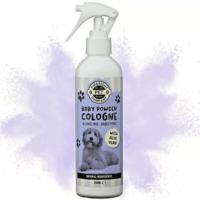 £9.99 • Buy Dog Puppy Cologne Perfume Baby Powder Fragrance Scent Allergen Free Deodorant