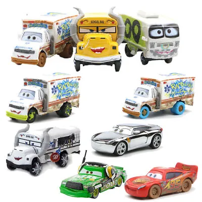 Disney Pixar Cars 3 Thunder Valley Crash Party Dr.Damage Arvy Diecast Toy Cars • £6.39