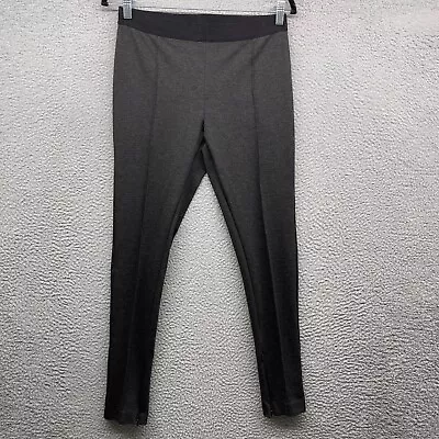 H&M Womens Leggings Gray Skinny Mid Rise Elastic Waist Pull On Leg Zip Size M • $9