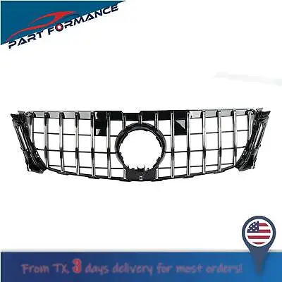 GT Style Front Grille For Mercedes-Benz X166 GL-CLASS 2013-2016 Chrome/Black • $113.98