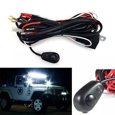 40A 12V LED Driving&Fog Lights Universal Wiring Harness Relay + ON / OFF Switch • $17.39