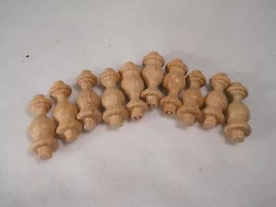 Woodcraft Creative Craft Wood Pieces - Spindles Shaker Pegs Knobs Wheels • $4.25