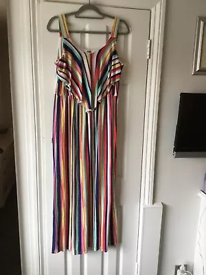 Rainbow Dress Size 16 • £3