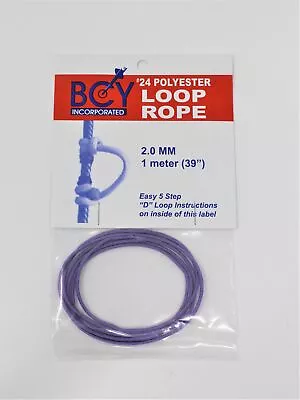 BCY 66530 D-Loop Rope Purple Polyester Material 39  Hunting Bow String • $12.42