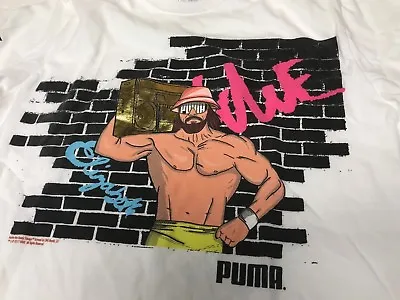 Puma WWE Macho Man Randy Savage Shirt T-Shirt Mens Sizes • $11.95