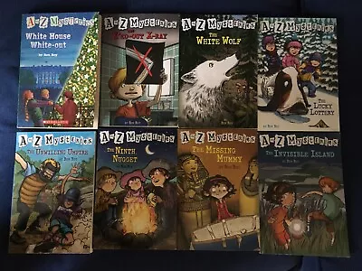 A To Z Mysteries  Series  Book Set Lot: ILMNSUWX White House • $10