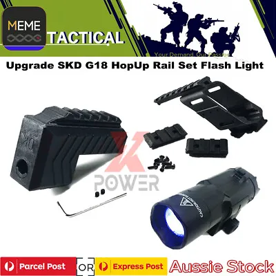 Upgrade SKD G18 Rails Scope Mount Base Sight GLOCK 18 HOPUP Modified Gel Blaster • $23.94