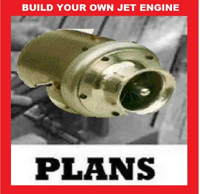 £4.67 • Buy KJ66 Mini Gas Turbine Jet Engine Plans On CD Diy Build Your Own 