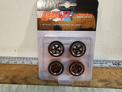 Gmp 1:18  - Pro Touring 5-spoke Wheel & Tire Pack  - 19007 - In Stock!! • $15.75