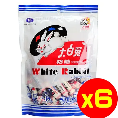 White Rabbit Milk Creamy Candy 180g (Pack Of 6) • £18.49