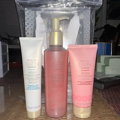 Mary Kay Satin Hands Pampering Set Blissful Pomegranate : Softener Scrub Cream • $36