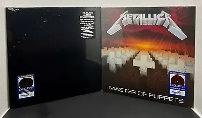 Metallica 2 Album (3 LP) Ltd. Color Vinyl Lot- Black Album & Master Of Puppets • $59.99