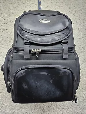 Saddlemen BR3400 Sissy Bar Bag Motorcycle Back Rest Luggage - LIKE NEW • $120