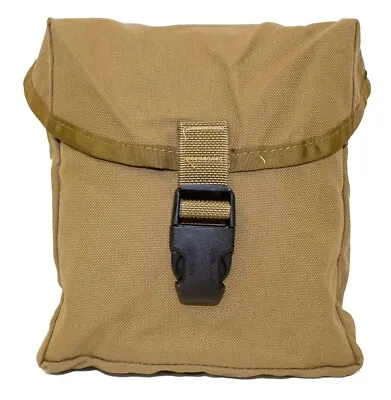 USMC Individual First Aid Kit Pouch IFAK COYOTE MOLLE Utility BLACK Buckle VGC • $7.95