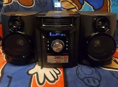 Sharp Stereo System W/ Ipod 8gb Vintage 2000s Setup  • $100