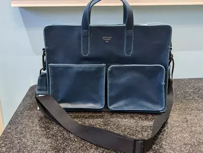 Matt & Nat Vegan Blue Bag SOREN • £55