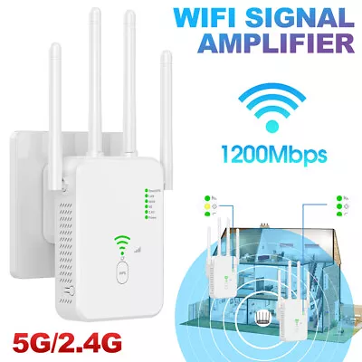 2023!! 5G Wireless Dual-Band Wifi Extender Repeater Router Signal Range Booster • $33.99